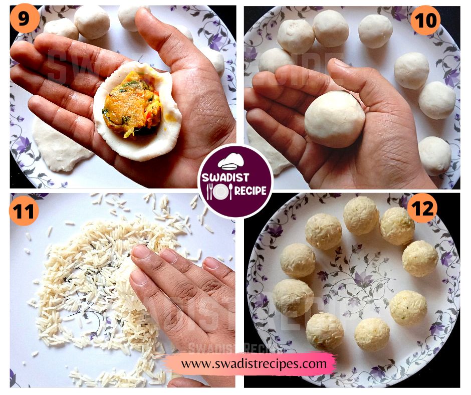 कदमफुल रेसिपी से बनाएं कम तेल में एक अनोखा स्वादिष्ट व्यंजन | Kadamful Recipe in Hindi 4 Kadamful Recipe Step 3